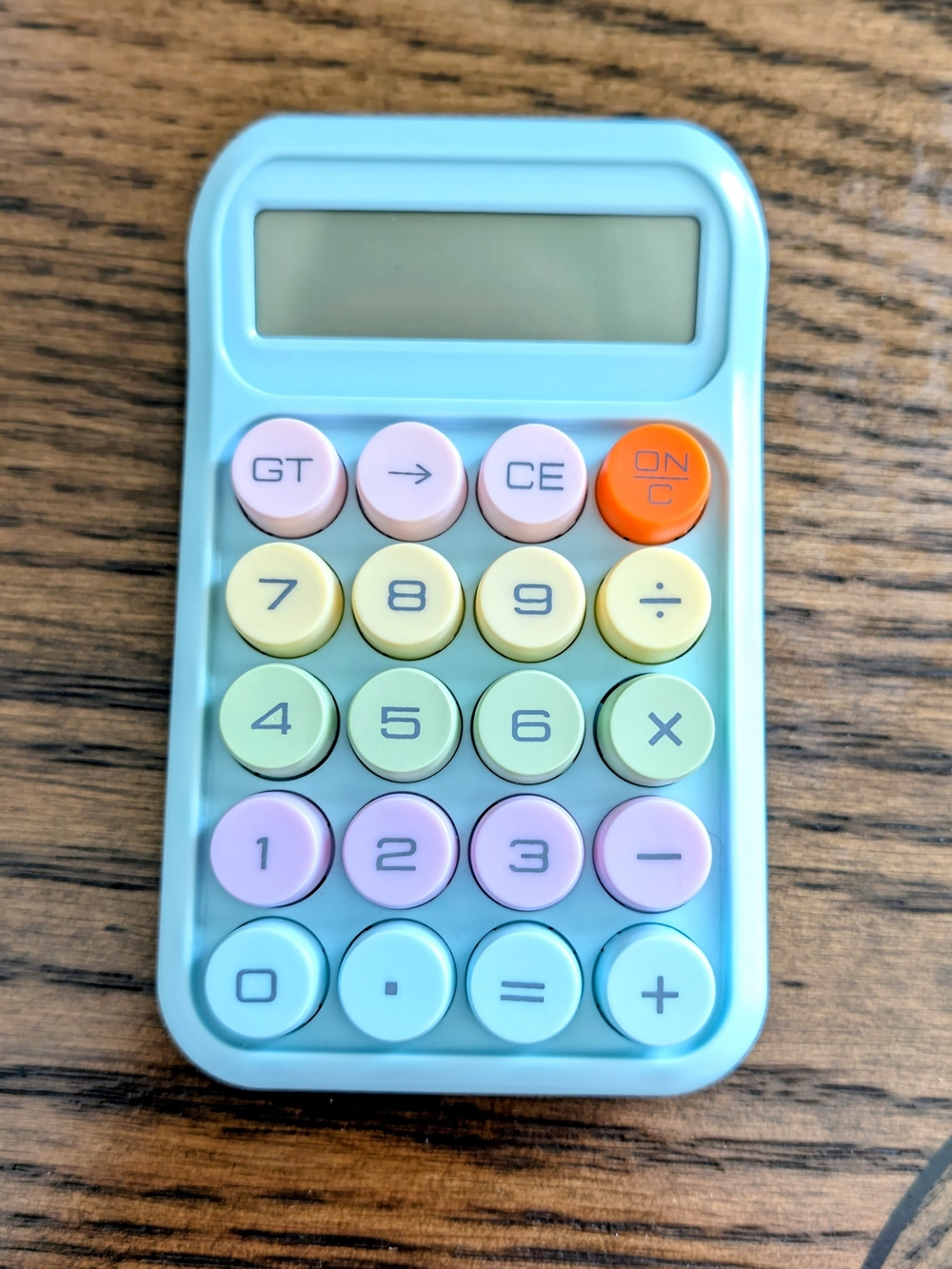 Pastel Macaron Mechanical Calculator Cute Aesthetic Desktop Office College New
